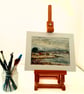Cremyll Cornwall Watercolour Painting on Yupo Paper Mounted - Image 6