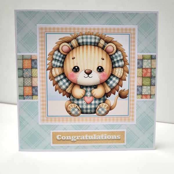 New Baby Keepsake Card - RESERVED FOR MARIE