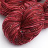 SALE: Rouge - Superwash neppy 4 ply yarn