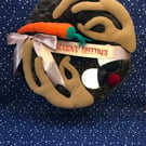 Reindeer deconstructed components Christmas festive wreath 