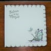Fairy magic greetings card ( ref F 347)