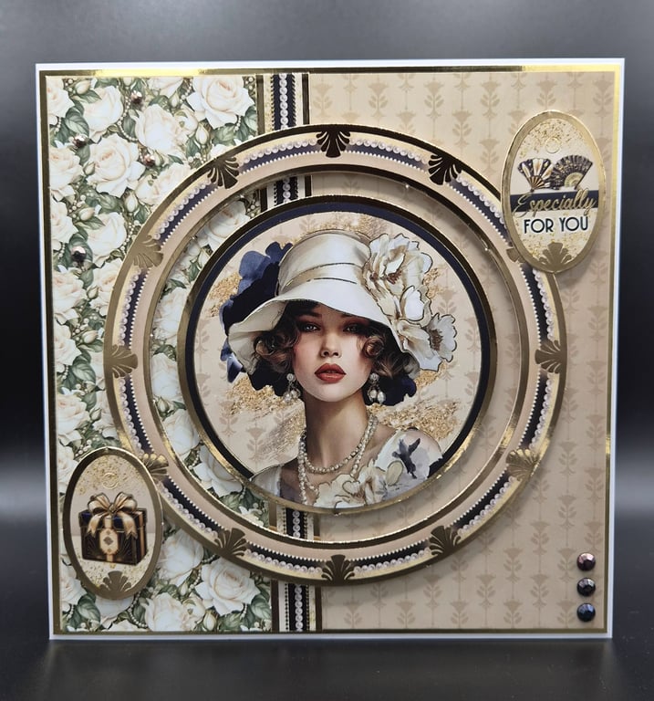 Especially for You Vintage Elegance Greeting Card 