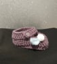 Baby crochet shoes