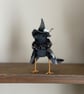 Witchy Blackbird Spun Cotton Art Doll - Image 7