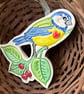 Ceramic bluetit decoration - Image 3