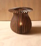 Laser Cut Wooden Tealight Holder, Handmade Plywood Lantern, Boho Home Décor