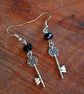 Steampunk key earrings - Image 3