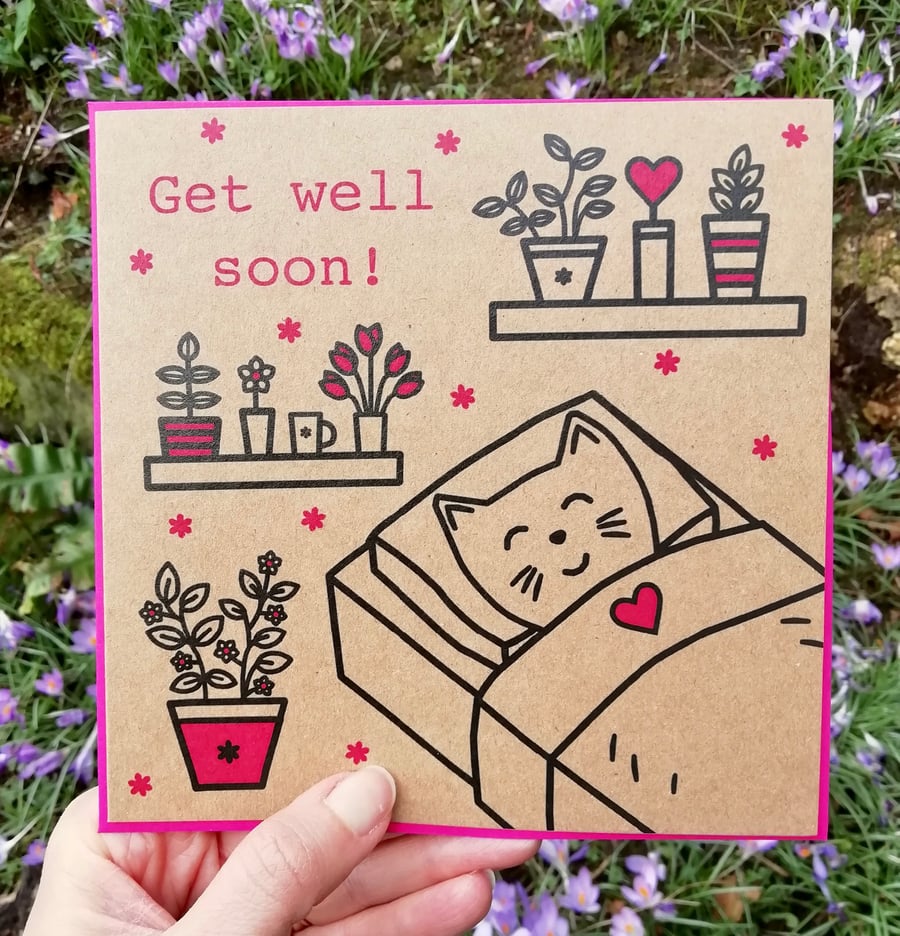 Get Well Soon greetings card