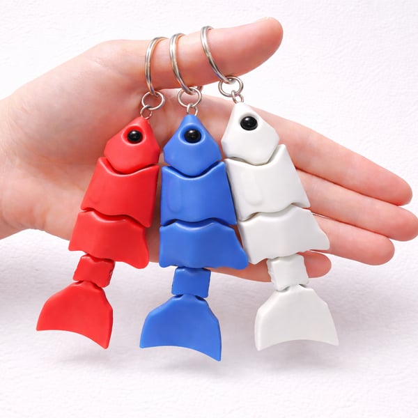 Danio Goldfish Keychain - Any 3 keychains for 5 - See our bundle listing