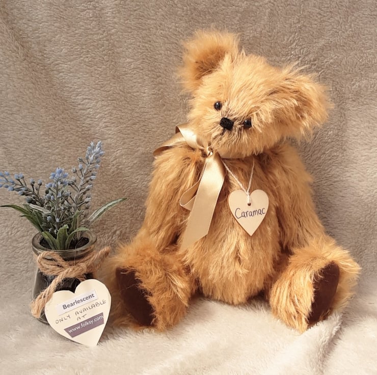 Mohair artist bear OOAK Collectable Teddy Bear. Folksy