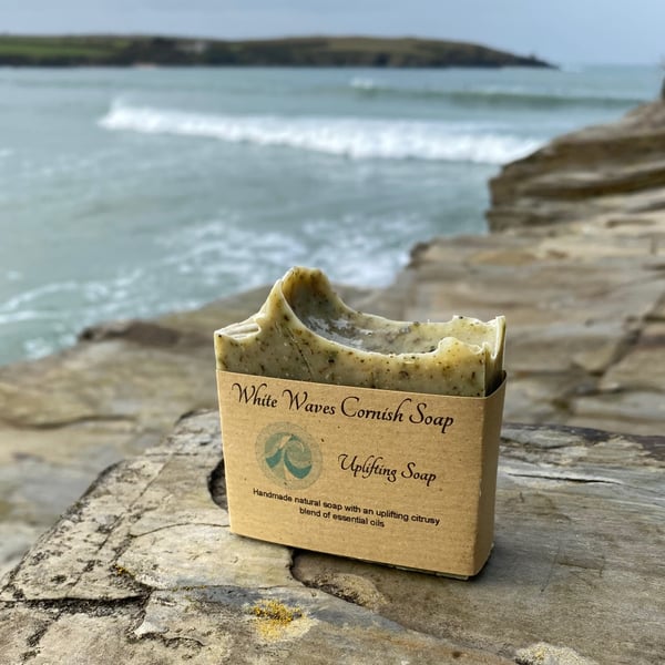 Uplifting soap - natural soap - handmade in Cornwall 