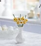3 Daffodil Stems, miniature crochet flowers - Image 4