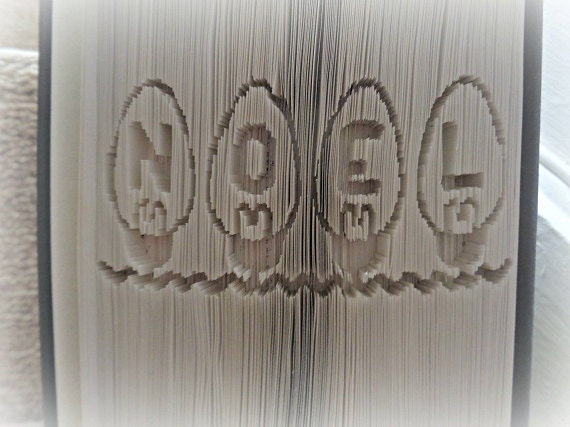 Noel in Lights CUT & FOLD Book Folding Pattern - EMAILED PDF PATTERN
