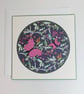 Handmade card with wooden butterfly  embellishments and matching gift tag  - Image 4