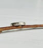 Hammered sterling silver ring - Image 3