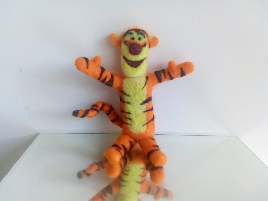 Needle felted animals Eeyore tigger winnie piglet characters 