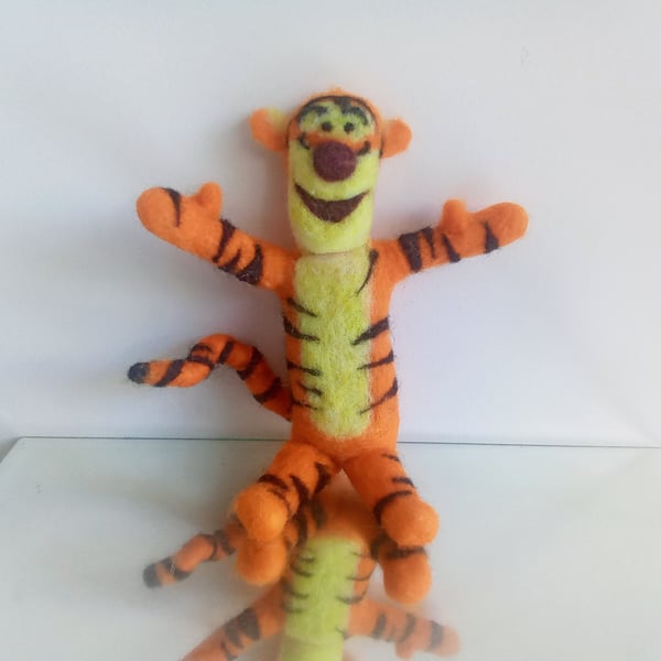 Needle felted animals Eeyore tigger winnie piglet characters 