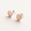 Copper meadow stud earrings