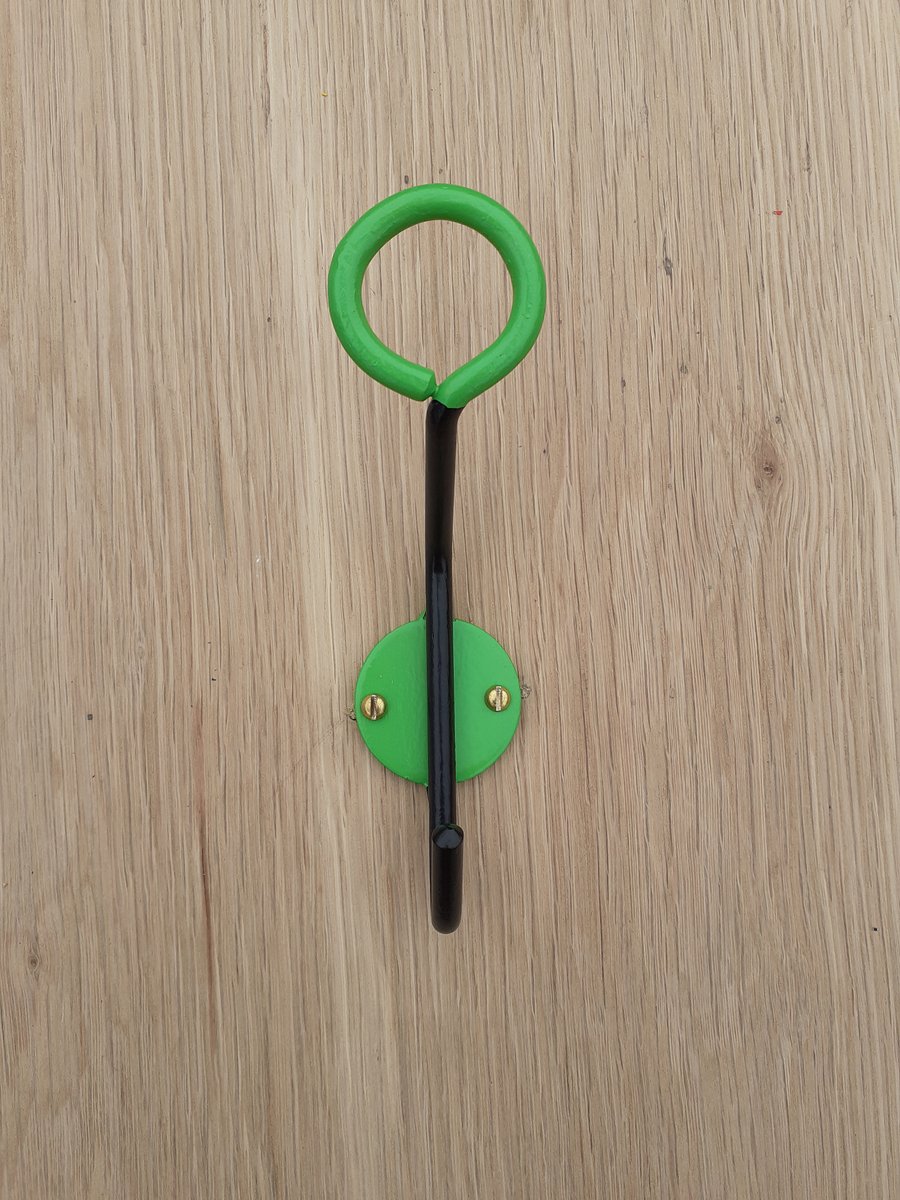 Colour bright coat hook, Green