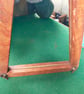 Vintage tennis racket press mirror - Image 5