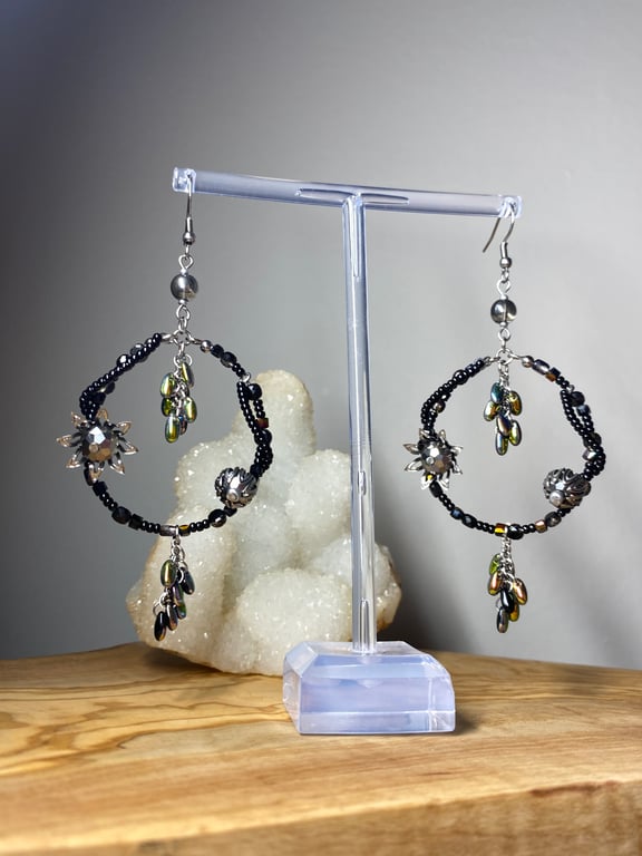 Simona - “Dead sunflower” earrings 