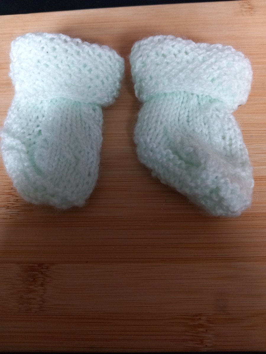 Baby booties first size 0-3 months