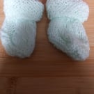 Baby booties first size 0-3 months