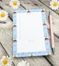 Notepad - A6 Recycled Paper Notepad - Flower Bee - To Do List - Image 2