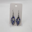Handmade Polymer Clay Dangle Earrings, Colourful Artisan Boho Jewellery