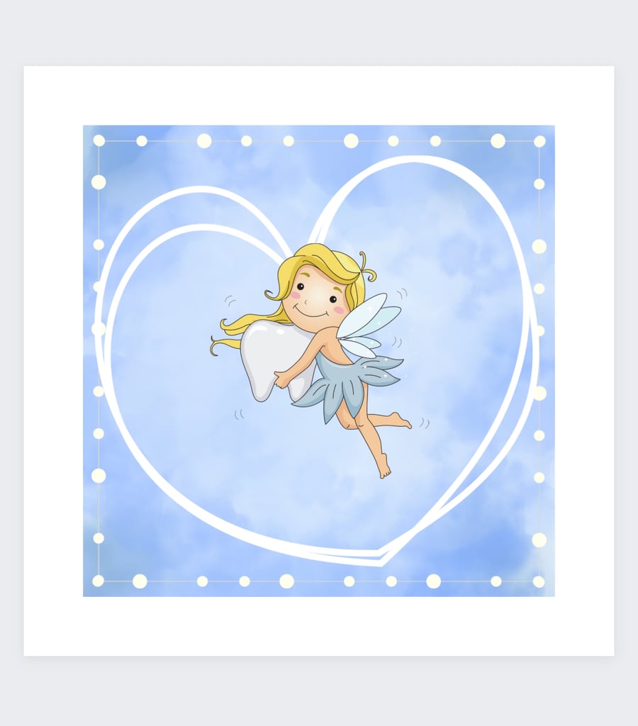 Tooth Fairy Card - Message From Tooth Fairy 