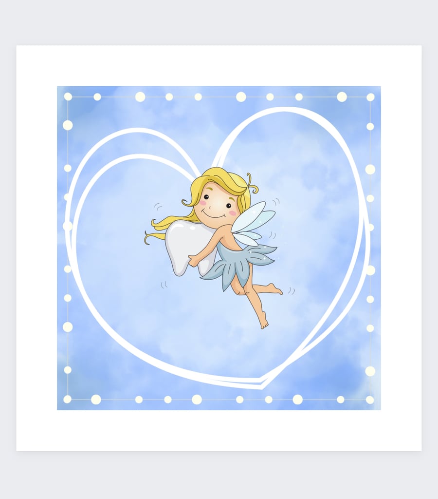 Tooth Fairy Card - Message From Tooth Fairy 