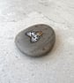 Moth Art Hand Painted Stone Pebble 'Small Magpie Moth' - Image 4