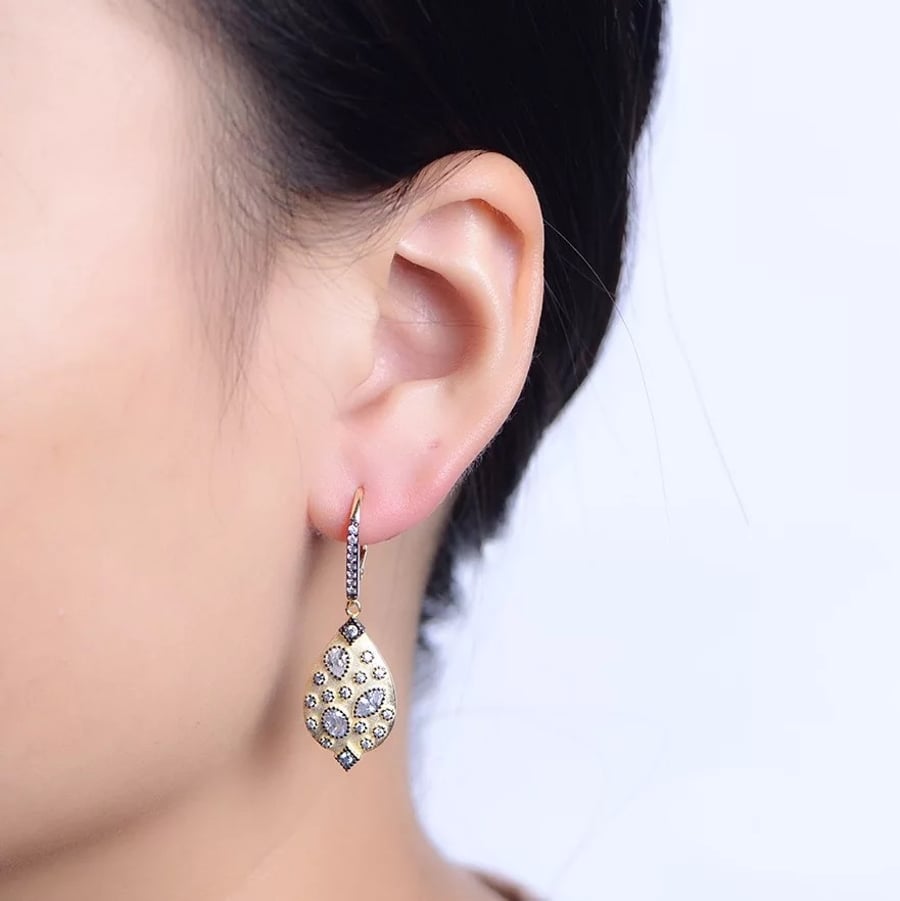 Handmade 925 sterling silver earring 