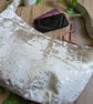 Dumpling Cross Body or Shoulder Bag, Sling Bag, Champagne Gold Chenille.  - Image 3