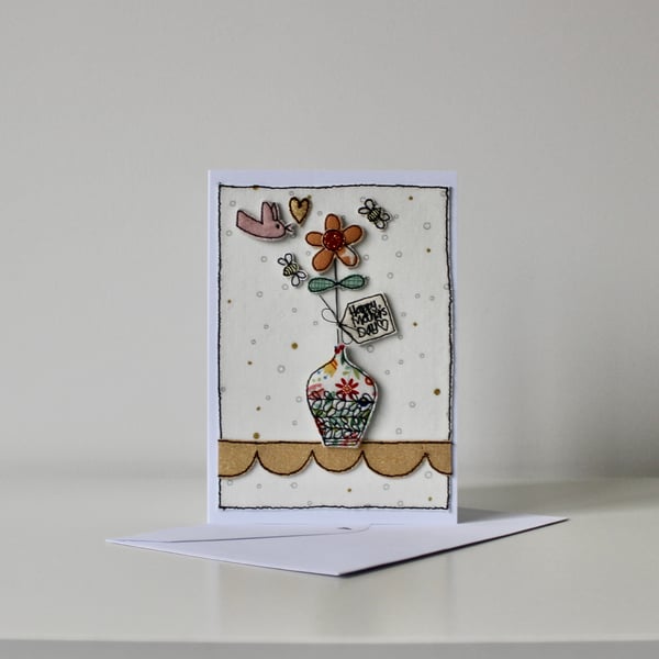 'Happy Mother's Day' - Handmade Blank Card Number 2