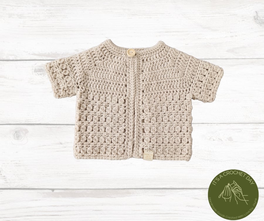 Custom Made Newborn Soft Baby Cardigan