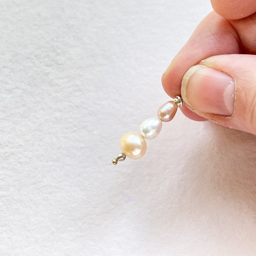 Natural Pearl Silver Pendant