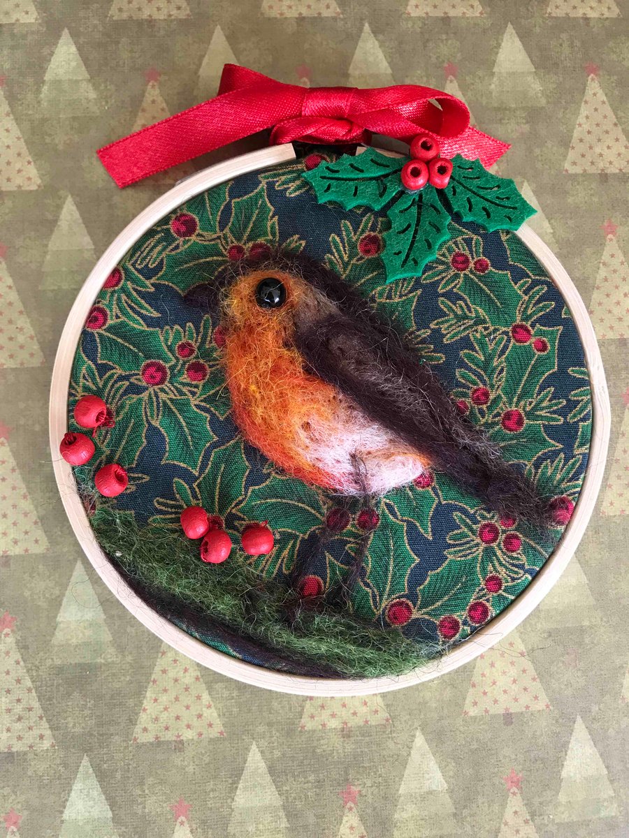 Robin Christmas decoration 