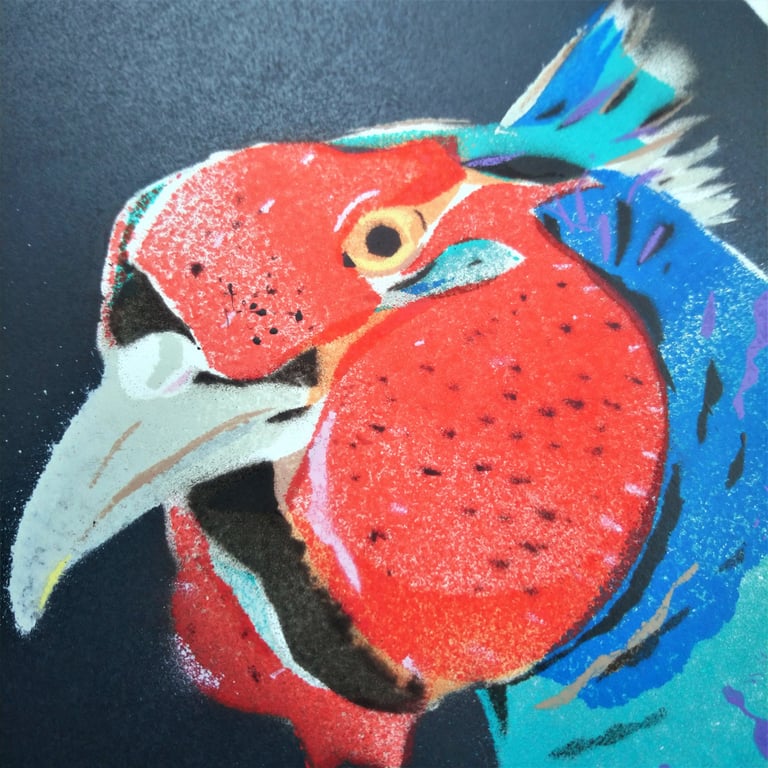 Pheasant (Spraypaint artwork) 