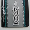 SALE   Christmas Celtic candle on black