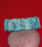 Marbled Turquoise Handmade Tiles Cuff Bracelet - Image 1