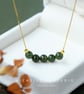 Natural Jade Balls Pendant Necklace With 925Sterling Silver Chain - Image 4