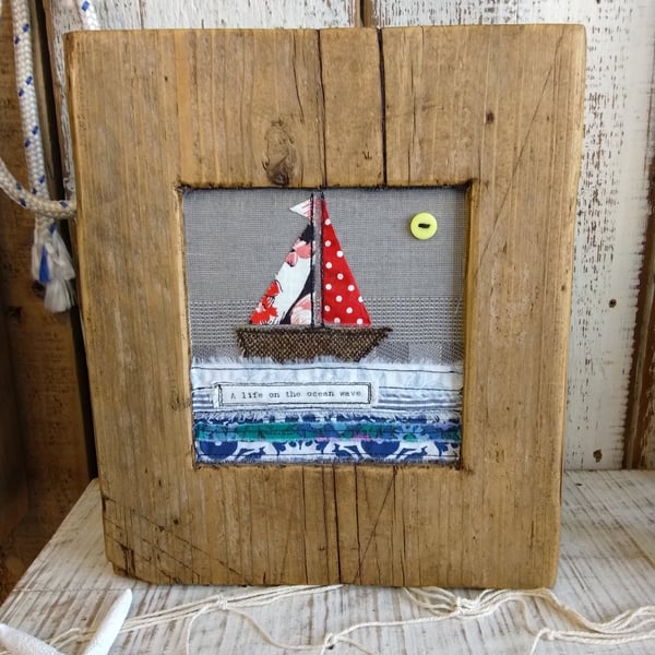 A life on the ocean wave scaffold
