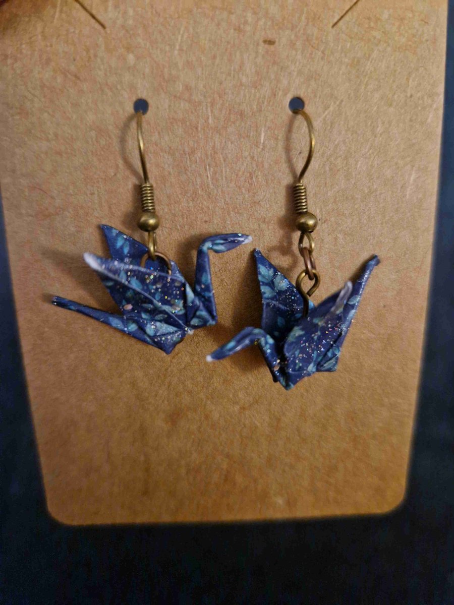 Handmade Origami Earrings 