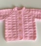 Baby cardigan hand knit 6-9 months - Image 3