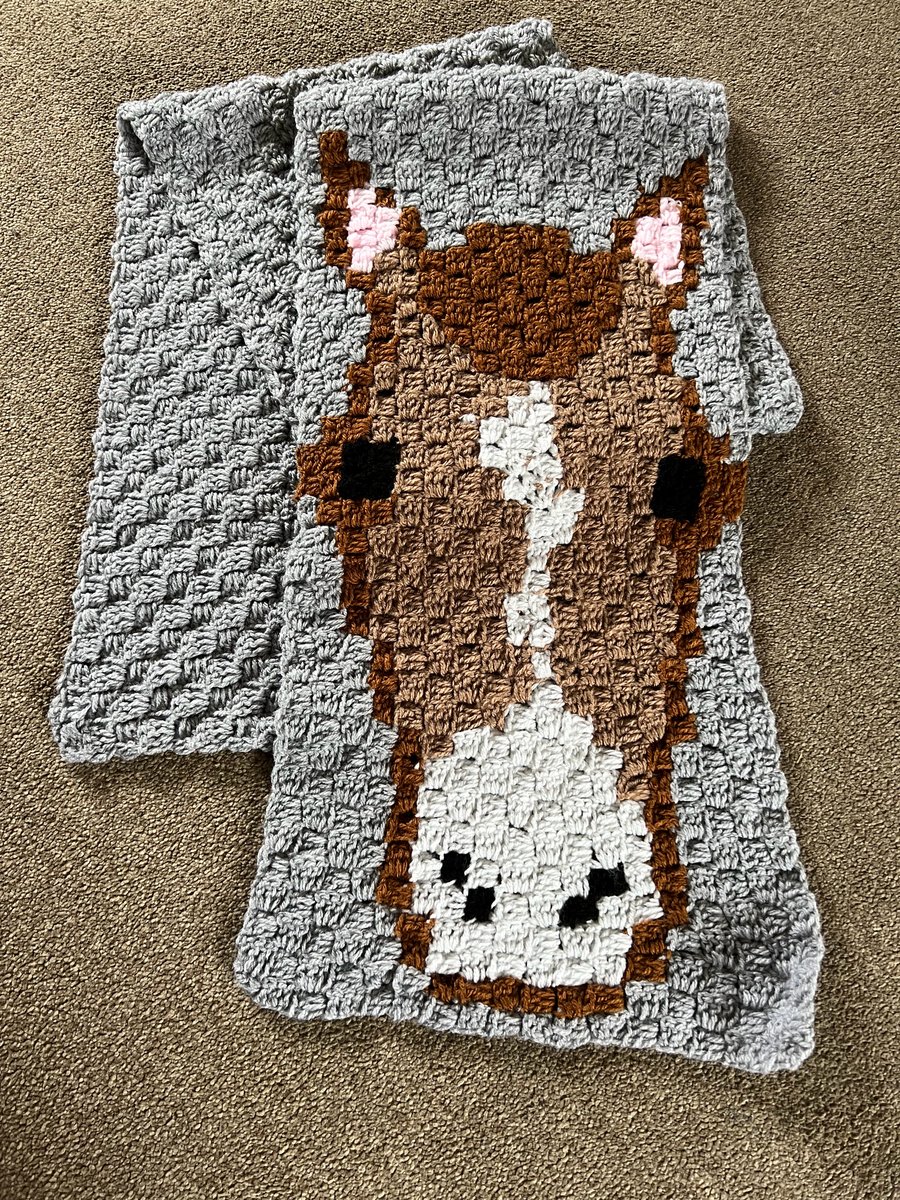 Crotched Horse  Pony Scarf