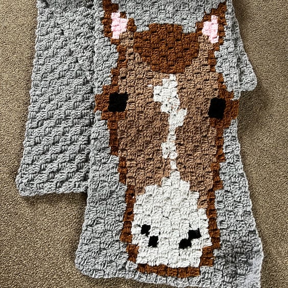 Crotched Horse  Pony Scarf