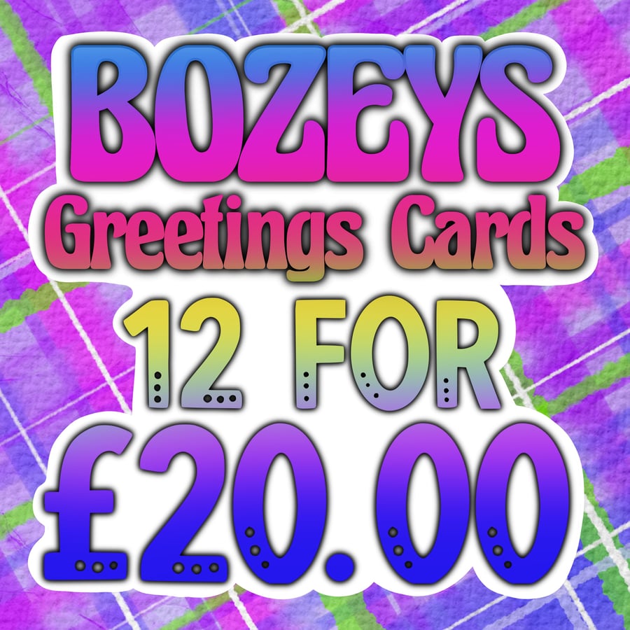 Special offer - choose any 12 cards