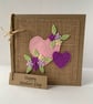 Handmade Mother’s Day Card. Hearts and flowers from wool felt.  - Image 3