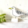 Seagull pottery ornament